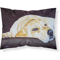"Caroline's Treasures Naptime Yellow Labrador Fabric Standard Pillowcase AMB1072PILLOWCASE, Multicolor"