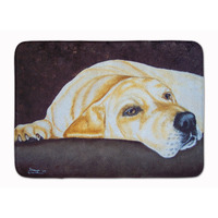 "Caroline's Treasures Naptime Yellow Labrador Floor Mat, 19"" x 27"", Multicolor"