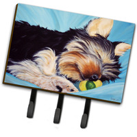 "Caroline's Treasures AMB1075TH68 Naptime Yorkie Yorkshire Terrier Leash or Key Holder, Large, Multicolor"