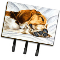 "Caroline's Treasures AMB1076TH68 Beagle Bliss Leash or Key Holder, Large, Multicolor"
