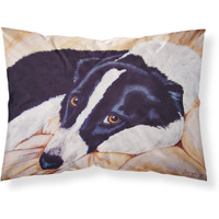 "Caroline's Treasures Naptime Border Collie Fabric Standard Pillowcase AMB1080PILLOWCASE, Multicolor"