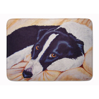 "Caroline's Treasures Naptime Border Collie Floor Mat, 19"" x 27"", Multicolor"