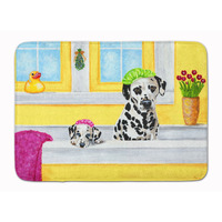 "Caroline's Treasures Bath Day Dalmatian Floor Mat, 19"" x 27"", Multicolor"
