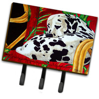 "Caroline's Treasures AMB1118TH68 Sunday Nap Dalmatian Leash or Key Holder, Large, Multicolor"