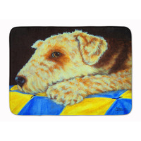 "Caroline's Treasures Airedale Terrier Momma's Quilt, 19"" x 27"", Multicolor"