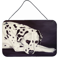 "Caroline's Treasures Dal Dalmatian Wall or Door Hanging Prints AMB1193DS812, 8""H x 12""W, Multicolor"