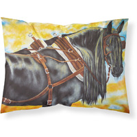 "Caroline's Treasures Day's End Horse Fabric Standard Pillowcase AMB1238PILLOWCASE, Multicolor"