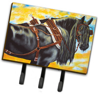 "Caroline's Treasures AMB1238TH68 Day's End Horse Leash or Key Holder, Large, Multicolor"