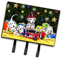 "Caroline's Treasures AMB1316TH68 Christmas Favorite Gift Dalmatian Leash or Key Holder, Large, Multicolor"