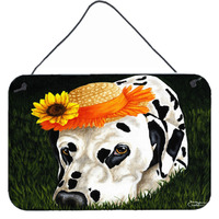 "Caroline's Treasures My Sun Spot Dalmatian Wall or Door Hanging Prints AMB1340DS812, 8"" H x 12"" W, Multicolor"