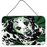 "Caroline's Treasures Emerald Beauty Dalmatian Wall or Door Hanging Prints AMB1359DS812, 8""H x 12""W, Multicolor"