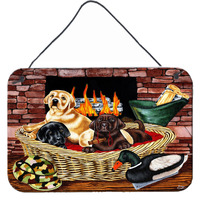 "Caroline's Treasures The Next Generation Labrador Wall or Door Hanging Prints AMB1362DS812, 8"" H x 12"" W, Multicolor"