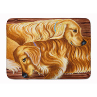 "Caroline's Treasures Zeus and Chloie the Golden Retrievers Floor Mat, 19"" x 27"", Multicolor"