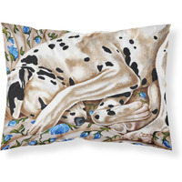 "Caroline's Treasures Bed of Roses Dalmatian Fabric Standard Pillowcase AMB1407PILLOWCASE, Multicolor"