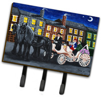 "Caroline's Treasures AMB1409TH68 City Carriage Ride Horse Leash or Key Holder, Large, Multicolor"
