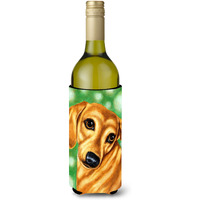 "Caroline's Treasures The Eyes Have It Dachshund Wine Bottle Koozie Hugger, 750ml, Multicolor"