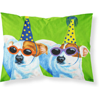 "Caroline's Treasures Party Animals Jack Russell Terriers Fabric Standard Pillowcase AMB1441PILLOWCASE, Multicolor"