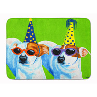 "Caroline's Treasures Party Animals Jack Russell Terriers Floor Mat, 19"" x 27"", Multicolor"