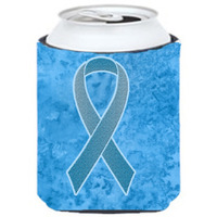 Blue Ribbon for Prostate Cancer Awareness Can or Bottle Hugger AN1206CC