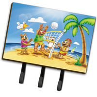 "Caroline's Treasures Bears Playing Volleyball Leash or Key Holder APH0373TH68, Triple, Multicolor"