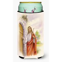 "Caroline's Treasures Jesus Knocking At the Door Tall Boy Beverage Insulator Hugger, Multicolor"