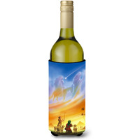 "Caroline's Treasures Shepherds Being Guided Christmas Wine Bottle Koozie Hugger, 750ml, Multicolor"