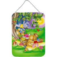 "Caroline's Treasures Picnic Time Animals Wall or Door Hanging Prints APH0976DS1216, 16"" x 12"", Multicolor"