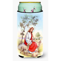"Caroline's Treasures Jesus Holding Lamb Tall Boy Beverage Insulator Hugger, Multicolor"
