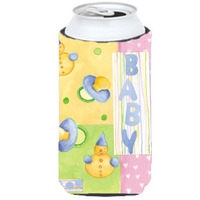 "Caroline's Treasures APH3631TBC New Baby Tall Boy Koozie Hugger, Multicolor"