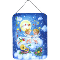 "Caroline's Treasures Angels Making Music Together Wall or Door Hanging Prints APH3790DS1216, 16HX12W, Multicolor"