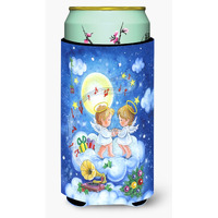 "Caroline's Treasures Angels Making Music Together Tall Boy Koozie Hugger, Multicolor"