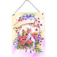"Caroline's Treasures Wedding Bouquet Wall or Door Hanging Prints APH4070DS1216, 16"" x 12"", Multicolor"