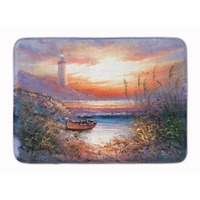 "Caroline's Treasures Lighthouse Scene with Boat Floor Mat, 19"" x 27"", Multicolor"