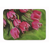 "Caroline's Treasures Pink Tulips Floor Mat, 19"" x 27"", Multicolor"