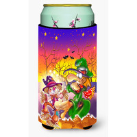"Caroline's Treasures Witch Voodoo Scarecrow Halloween Tall Boy Koozie Hugger, Multicolor"