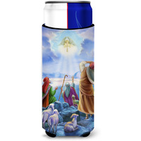 "Caroline's Treasures The Shepherds and Angels Appeared Michelob Ultra Koozies for Slim Cans, Multicolor"