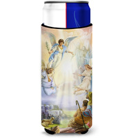 "Caroline's Treasures The Shepherds and Angels Appearing Michelob Ultra Koozies for Slim Cans, Multicolor"