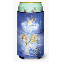 "Caroline's Treasures Angels Around The Tree Tall Boy Koozie Hugger, Multicolor"