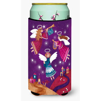 "Caroline's Treasures Christmas Angels In Purple Tall Boy Koozie Hugger, Multicolor"