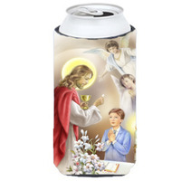 "Caroline's Treasures APH7584TBC First Communion Boy Tall Boy Koozie Hugger, Multicolor"