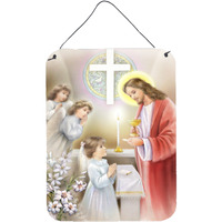 "Caroline's Treasures First Communion Girl Wall or Door Hanging Prints APH7585DS1216, 16HX12W, Multicolor"