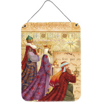 "Caroline's Treasures Christmas Three Wise Men Wall or Door Hanging Prints APH7603DS1216, 16HX12W, Multicolor"