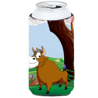 "Caroline's Treasures APH7628TBC Bull Under The Tree Tall Boy Koozie Hugger, Multicolor"