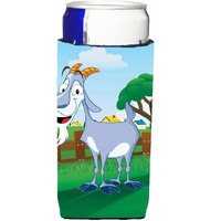 "Caroline's Treasures APH7634MUK Billy The Goat Michelob Ultra Koozies For Slim Cans, Multicolor"