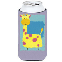 "Caroline's Treasures APH8333TBC Giraffe Tall Boy Koozie Hugger, Multicolor"