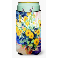 "Caroline's Treasures Sunflowers by Roy Avis Tall Boy Koozie Hugger, Multicolor"