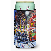 "Caroline's Treasures ARA0133TBC ""London Snow by Roy Avis"" Tall Boy Beverage Insulator Hugger, Multicolor"