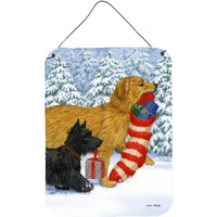"Caroline's Treasures Keep Up There, Scottie Scottish Terrier Wall or Door Hanging Prints ASA2010DS1216, 16HX12W, Multicolor"
