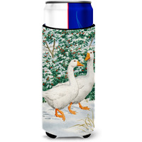 "Caroline's Treasures Geese Michelob Ultra Koozies for Slim Cans, Multicolor"