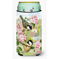 "Caroline's Treasures ASA2017TBC Coal Tits Tall Boy Koozie Hugger, Multicolor"